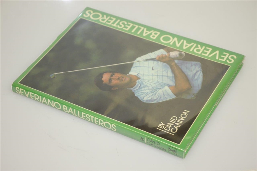 Seve Ballesteros Signed Book 'Severiano Ballesteros' with Author Signature JSA #EE96343
