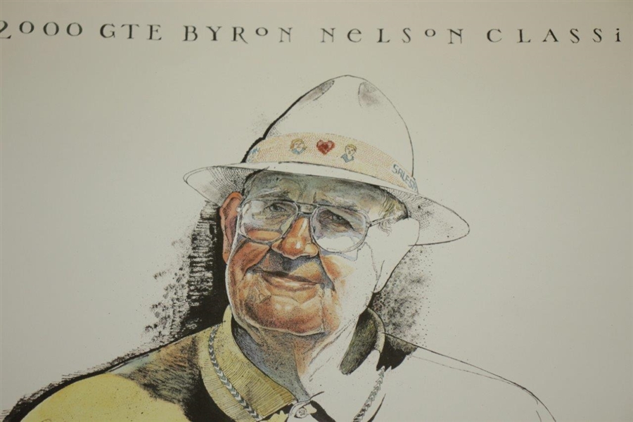 Byron Nelson Signed 2000 GTE Byron Nelson Classic Poster JSA #EE96326