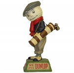 1940s Dunlop Golf Ball Caddie "We Play Dunlop" Advertising Figural Point Of Purchase Display