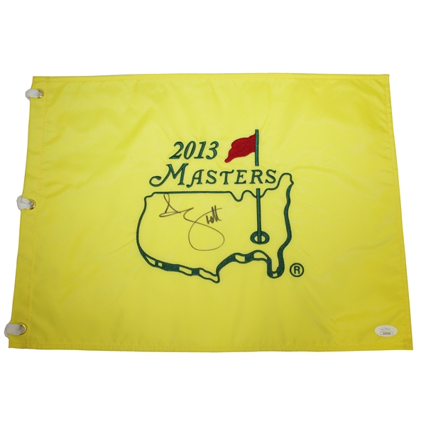 Adam Scott Signed 2013 Masters Embroidered Flag JSA #EE96296