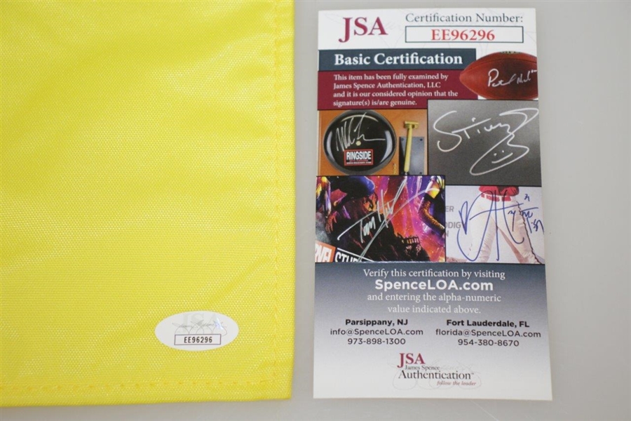 Adam Scott Signed 2013 Masters Embroidered Flag JSA #EE96296