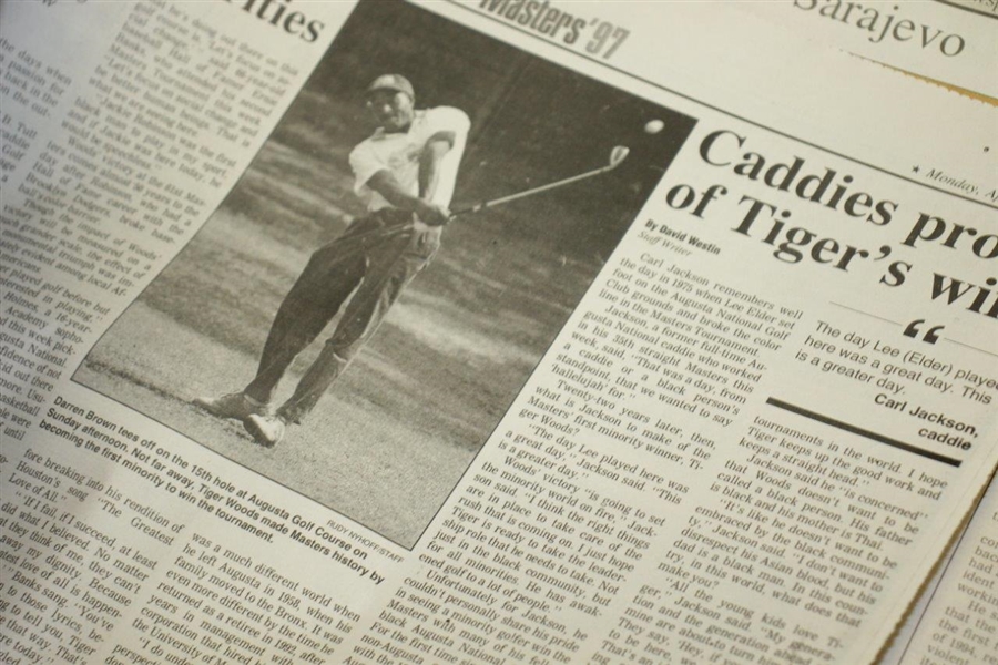 April 14, 1997 Augusta Chronicle Full Newspaper - Woods launches new era