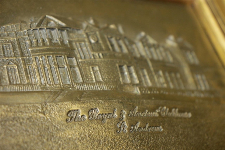 The Royal & Ancient Clubhouse St. Andrews Resin Cast Bronze by Artist Bill Waugh