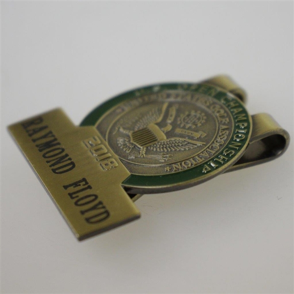 Ray Floyd's 2018 US Open at Shinnecock Hills Contestant Badge / Money Clip