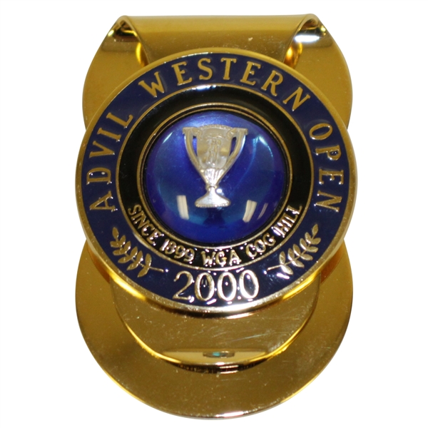 Ray Floyd's 2000 Advil Western Open Contestant Badge / Money Clip