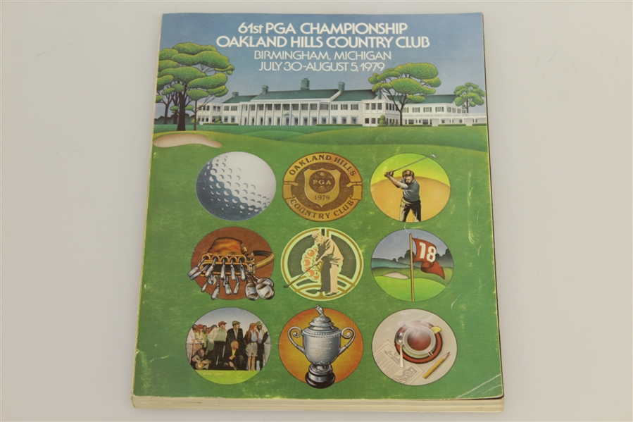 PGA Championship Programs - 1977, 1978 & 1979 - Wadkins, Mahaffey & Graham Victories
