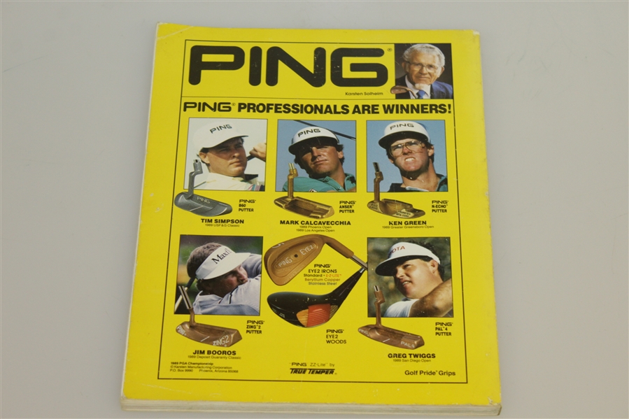 PGA Championship Programs - 1980, 1984, 1985, 1986, 1987 & 1988 - Nicklaus, Trevino Wins Among Others