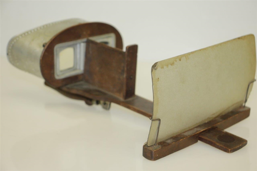Monarch Stereoscope Viewfinder w/ 1920's Walter Hagen, Craig Wood & Others Viewfinder Cards  