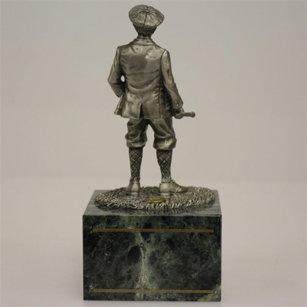 Fine Pewter Golfer Statue on Marble Base by Artist B. Austin - Master Edition