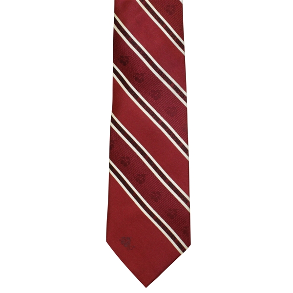 1960 US Open at Cherry Hills CC Red Striped Silk Tie - Palmer's 1st US Open Win