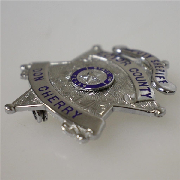 Don Cherry's Deputy Sheriff Badge for Ector County in Texas