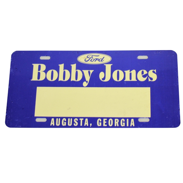 Bobby Jones Ford License Plate from Augusta, Georgia Dealership