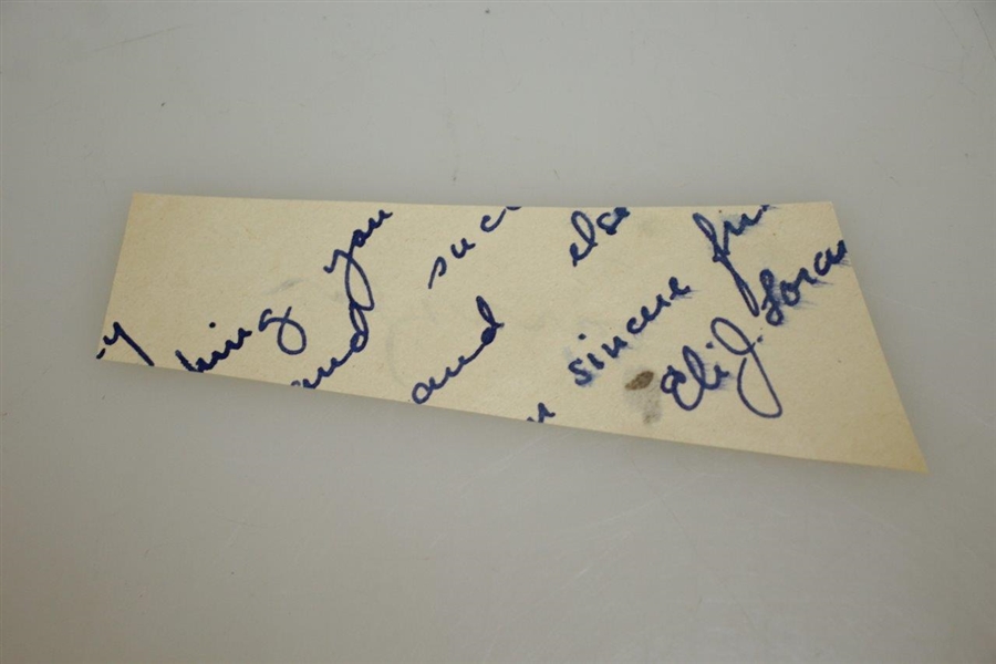 Gene Sarazen Fountain Pen Period Signature JSA ALOA