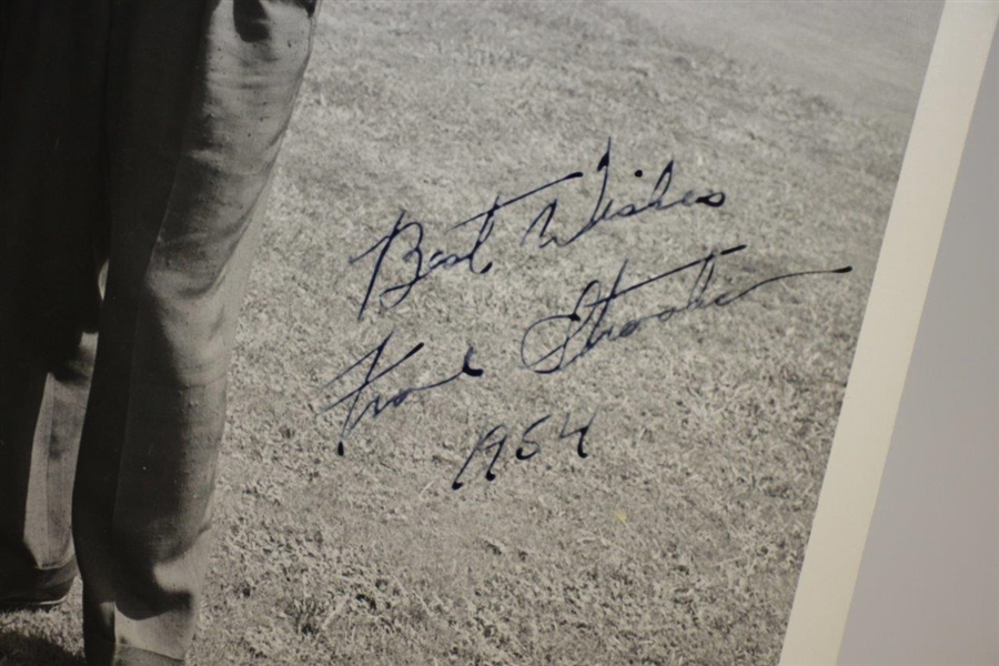 Frank Stranahan Signed & Dated 1954 Original Hauger Photo From Toledo, OH JSA ALOA