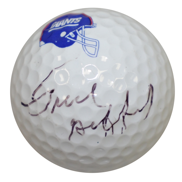 Frank Gifford Signed NY Giants NFL Logo Ball JSA ALOA