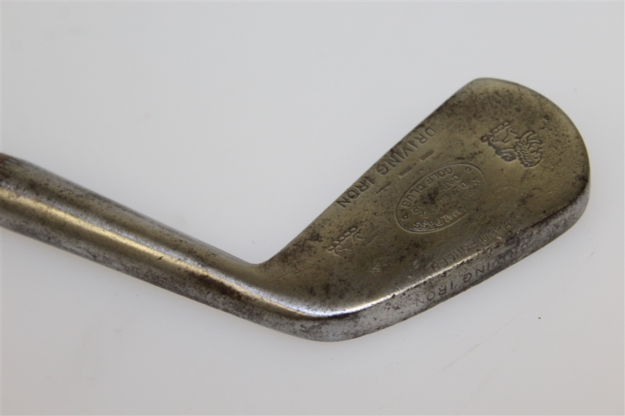 Harry Malpass Pro Detroit Golf Club Lion & Cape Fear CC Stamped Hand Forged Driving Iron