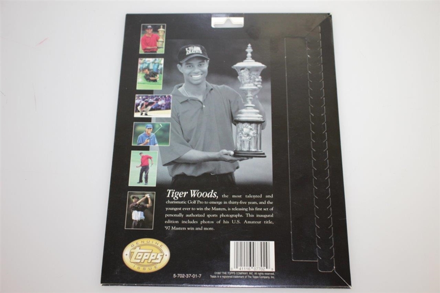 Tiger Woods Topps Genuine Issue Photo Collection of 6 - 1st Authorized of 1997 Masters  