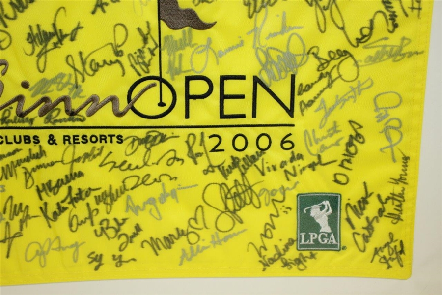 2006 Ginn Open LPGA Field Signed Flag - Over 80 Signatures JSA ALOA