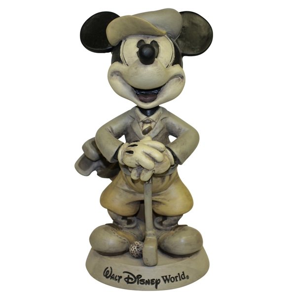 Mickey Mouse Walt Disney World Golf Themed Bobble head Sculpture