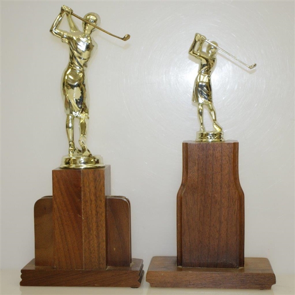 1972 Billy Burke Memorial Tournament Trophies Donated by Wife Marguerite Burke
