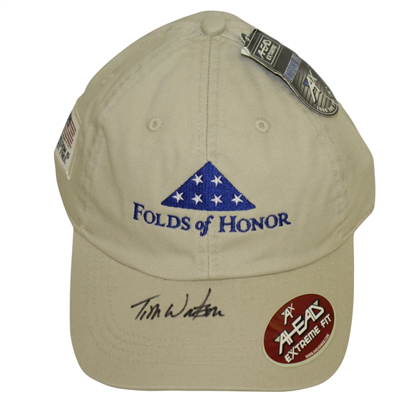 Tom Watson Signed Folds of Honor Hat JSA #K58385