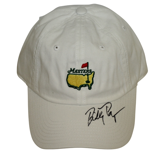 Billy Payne Signed Masters Undated Logo White Hat - Former ANGC Chairman JSA #M49282