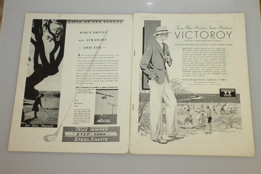 1931 The American Golfer Bobby Jones by Grantland Rice Magazine