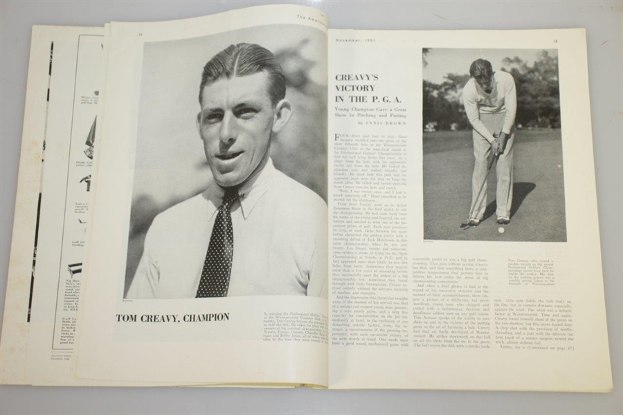 1931 The American Golfer Bobby Jones by Grantland Rice Magazine