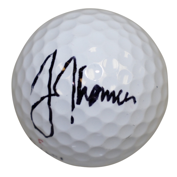 Justin Thomas Signed Golf Ball JSA ALOA