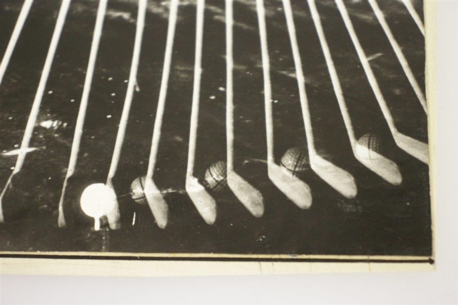  1938 Bobby Jones Driver Flash Swing Sequence Wire Photo - Work of Dr. Harold Edgerton