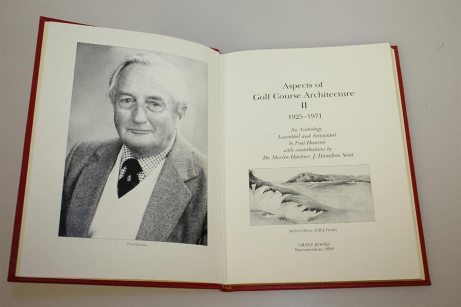 Aspects of Golf Architecture II 1925-1971 Signed Limited Ed #66 of 75 by Hawtree & Grant
