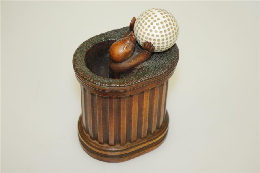 'Moles Revenge' Humorous Sculpture by History Craft Golf Pencil Pot