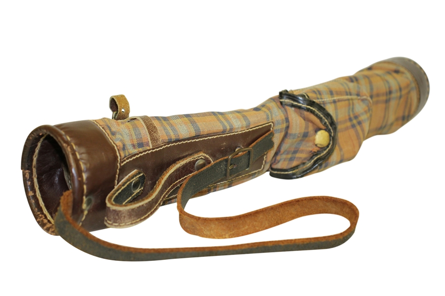 Burke Midget Irons & Wood Set in Matching Plaid Bag