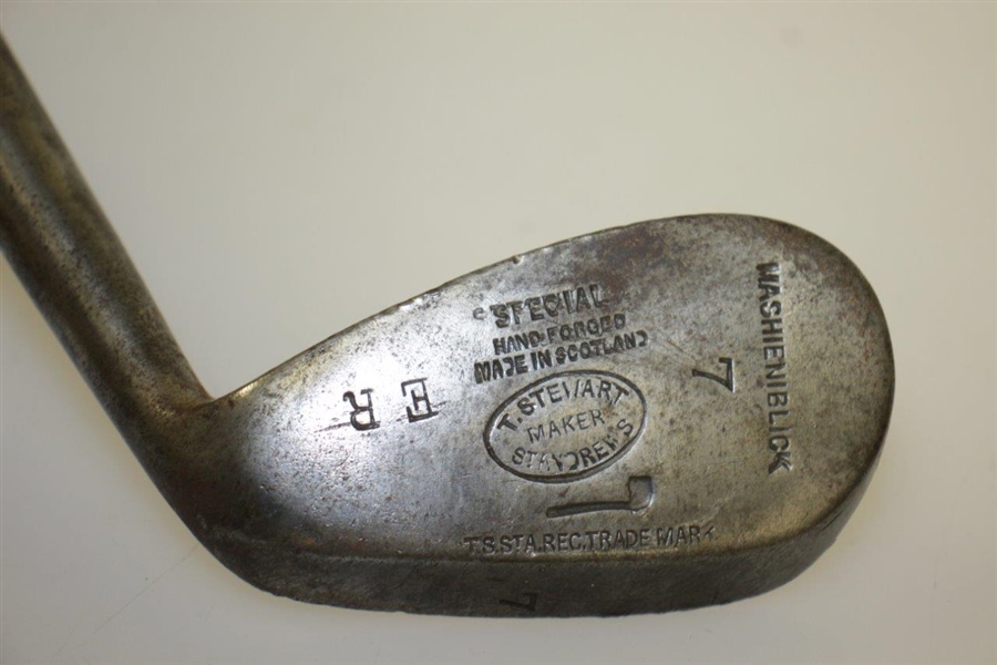 Tom Stewart of St Andrews Special Hand Forged 7 Mashie Niblick