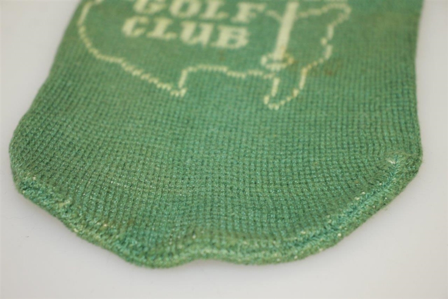 Vintage Augusta National GC Golf Knitted Ball Shag Bag w/ Drawstring