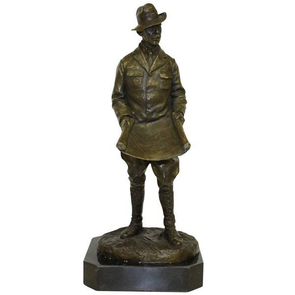 Golf Course Architect A.W. Tillinghast Bronze Statue by Ron Tunison