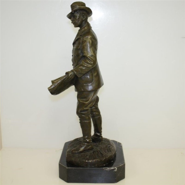 Golf Course Architect A.W. Tillinghast Bronze Statue by Ron Tunison