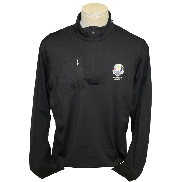 Two 2024 Ryder Cup Bethpage Black Ralph Lauren 1/2 Zip Pullovers - Sizes XL & XXL