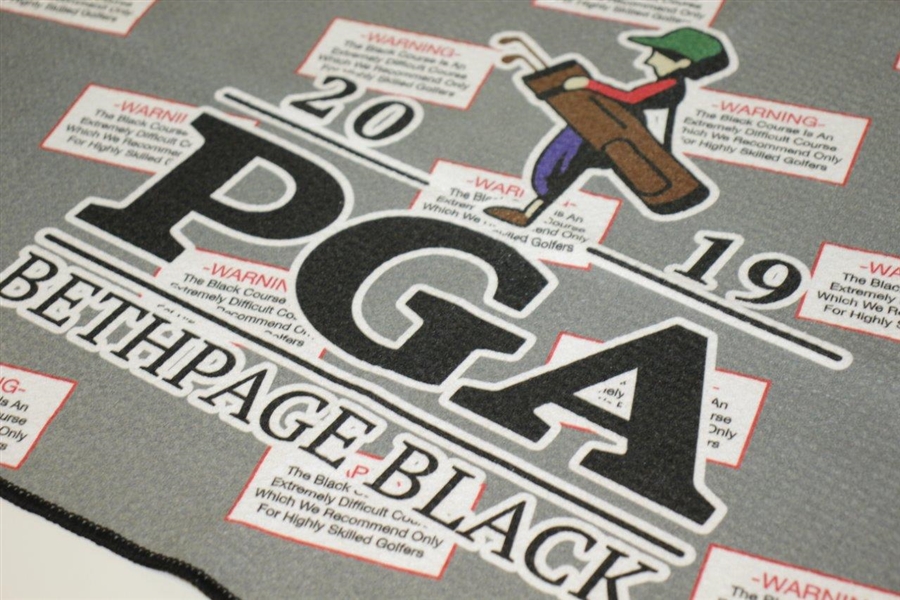 2019 PGA Championship Bethpage Black Logo Golf Towel - Never Used