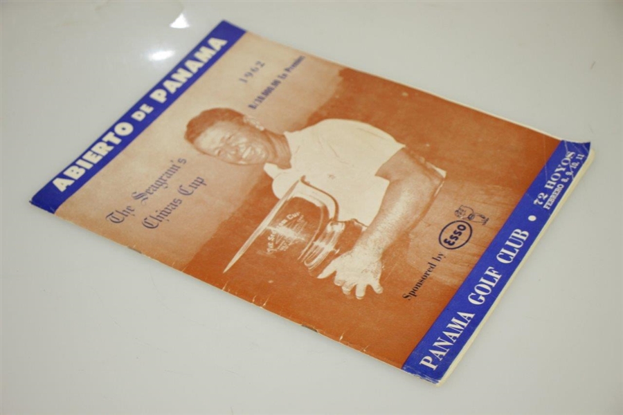 1962 Abierto de Panama at Panama Golf Club Official Program - The Seagram Cup