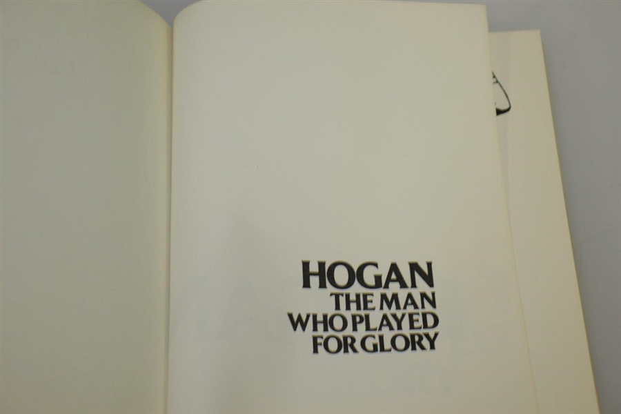Ben Hogan Signed 'Hogan- The Man Who Played for Glory' Book JSA ALOA