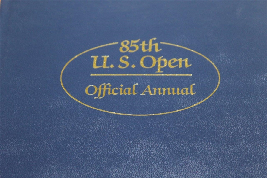 US Open Annuals 1985 - 1999 Complete Set - Excellent Condition