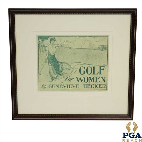 Golf for Women by Genevieve Hecker Promotional Framed Poster