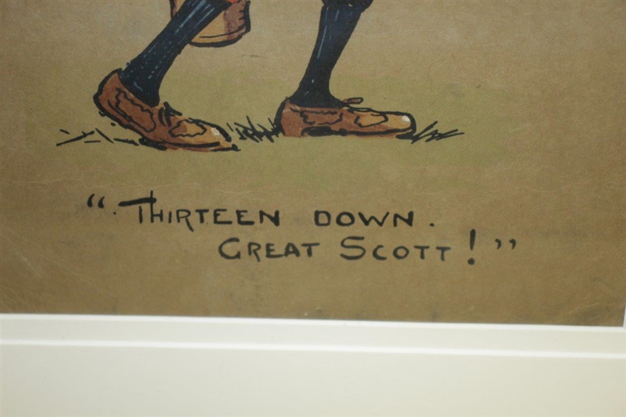 Thirteen Down - Great Scott! Framed Illustration
