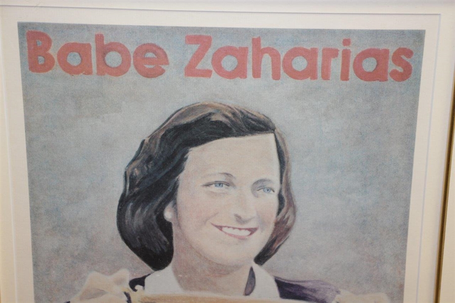 Babe Zaharias Commemorative Sept 1981 Postage Stamp Print