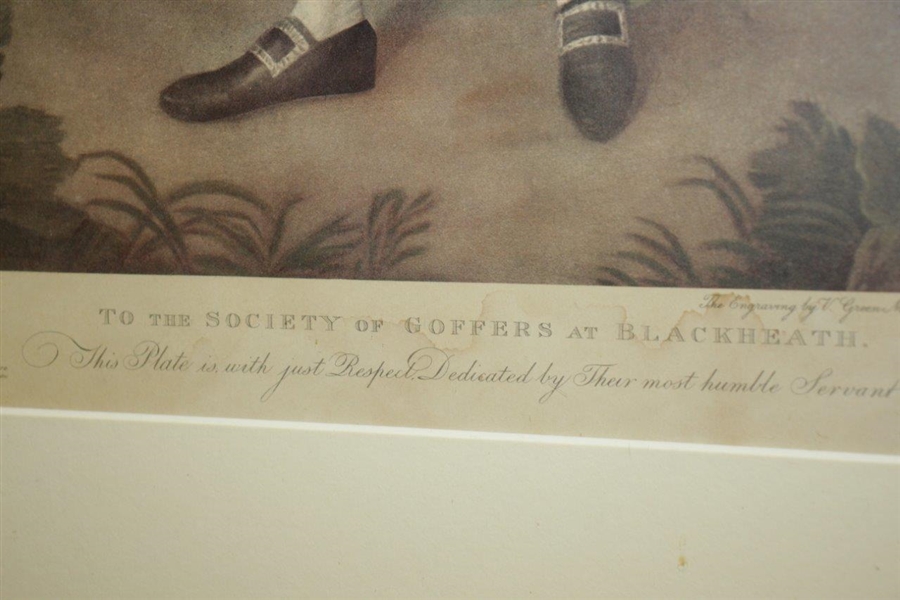'To the Society of Goffers at Blackheath' Print by Lemuel Francis Abbott of Blackheath