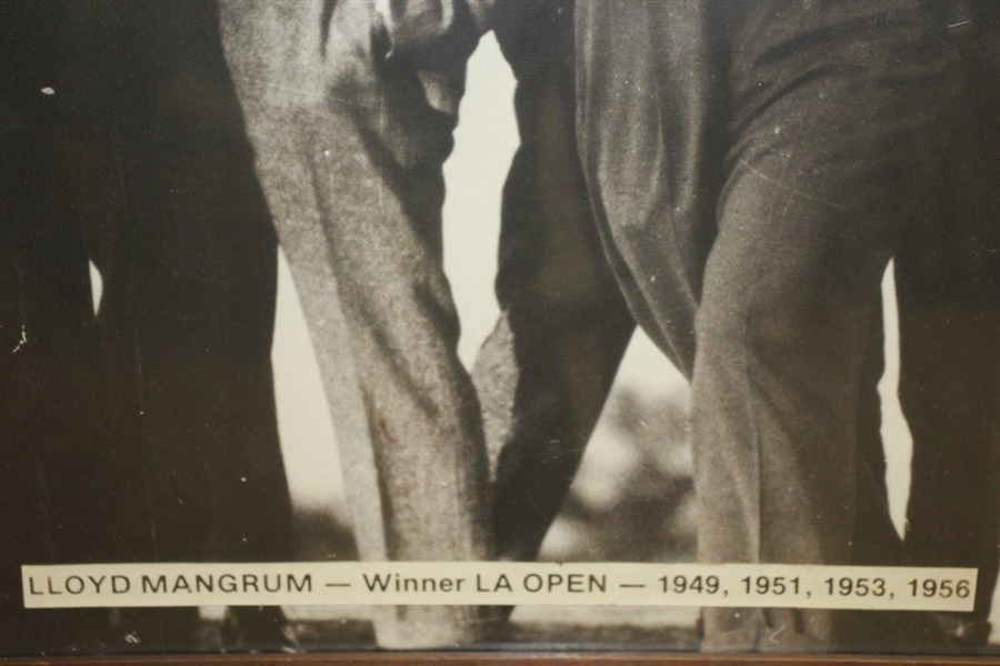 Lloyd Mangrum Winner LA Open 1949, 1951, 1953 & 1956 Oversize Photo Poster