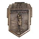 1934 LA Open at Los Angeles CC Contestant Badge - MacDonald Smith Win