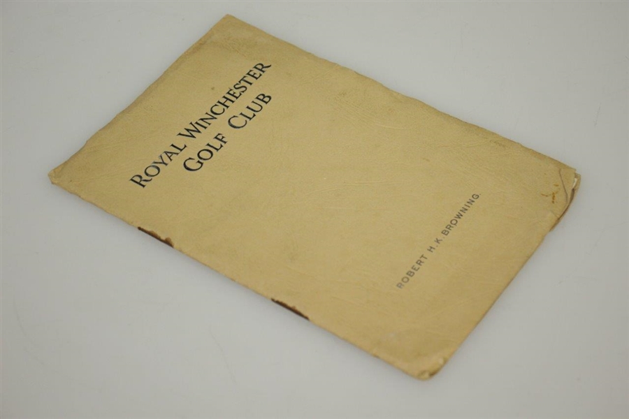 1934 Royal Winchester Golf Club by Robert HK Browning