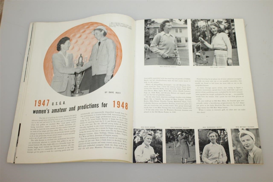 1948 Women's US Amateur at Del Monte G & CC Program - Grace Lenczyk Winner